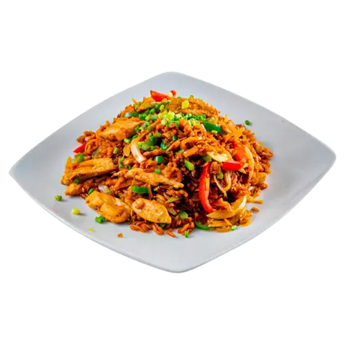 Arroz frito de pollo